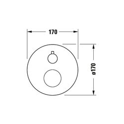 Duravit White Tulip Einhebel-Wannenmischer Unterputz, 2 Verbraucher, Chrom, Wann.... DURAVIT-WT5210012010 4063382162915 (Abb. 1)