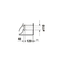 Duravit Qatego Stand WC 600x390x400mm, Weiß Hochglanz, HygieneGlaze, Back to wall, ... DURAVIT-2020092000 4067116999259 (Abb. 1)