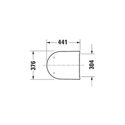 Duravit D-Neo WC-Sitz D-shaped Weiß Hochglanz, 376x43x441mm, mit Absenkautomatik, S... DURAVIT-0021690000 4063382129727 (Abb. 1)