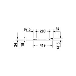 Duravit D-Neo WC-Sitz D-shaped Weiß Hochglanz, 376x43x441mm, mit Absenkautomatik, S... DURAVIT-0021690000 4063382129727 (Abb. 1)