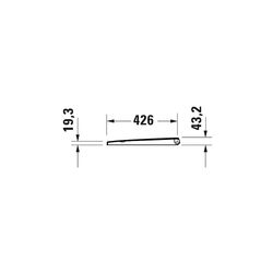 Duravit D-Neo WC-Sitz D-shaped Weiß Hochglanz, 376x43x441mm, mit Absenkautomatik, S... DURAVIT-0021690000 4063382129727 (Abb. 1)
