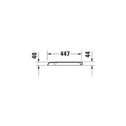 Duravit Qatego WC-Sitz D-shaped Weiß Hochglanz, 463x44x369mm, mit Absenkautomatik, ... DURAVIT-0026890000 4067116999648 (Abb. 1)