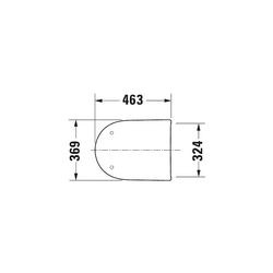Duravit Qatego WC-Sitz D-shaped Weiß Hochglanz, 463x44x369mm, mit Absenkautomatik, ... DURAVIT-0026890000 4067116999648 (Abb. 1)