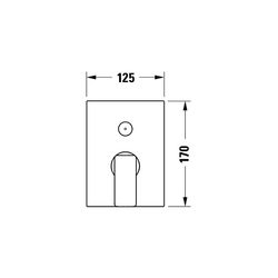 Duravit Manhattan Einhebelmischer Unterputz Set, Anzahl Verbraucher 2, Chrom, 24l... DURAVIT-MH4210008010 4067116104899 (Abb. 1)