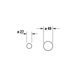 Duravit Circle Einhebel-Waschtischmischer, Chrom 5,5l/min, Hebelgriff, Ausladung ... DURAVIT-CE1070004010 4067116104486 (Abb. 1)