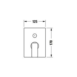 Duravit Manhattan Einhebelmischer Unterputz Set, Anzahl Verbraucher 2, Chrom, 24l... DURAVIT-MH4210008010 4067116104899 (Abb. 1)