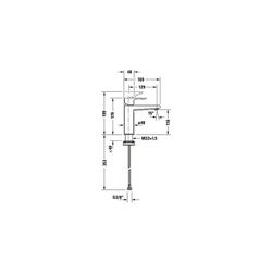 Duravit Manhattan Einhebel-Waschtischmischer M, Chrom, 4,5l/min, Hebelgriff, Ausl... DURAVIT-MH1020002010 4067116104738 (Abb. 1)
