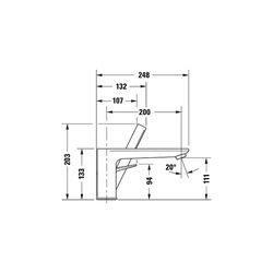 Duravit Wave 3-Loch Wannenarmatur Keramikmischsystem, Gold poliert, 27l/min Durch... DURAVIT-WA5260000034 4067116106039 (Abb. 1)