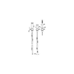 Duravit Wave 3-Loch Wannenarmatur Keramikmischsystem, Gold poliert, 27l/min Durch... DURAVIT-WA5260000034 4067116106039 (Abb. 1)