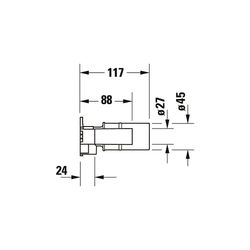 Duravit Grundkörper Unterputz, Universal Ersatzteil... DURAVIT-GK1900004000 4067116316230 (Abb. 1)