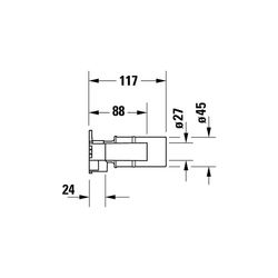 Duravit Grundkörper Unterputz, Universal Ersatzteil... DURAVIT-GK1900004000 4067116316230 (Abb. 1)