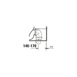Duravit Qatego Stand WC für Kombination 660x390x400mm, Weiß Hochglanz, 4,5/3l, Tief... DURAVIT-2021090000 4067116305180 (Abb. 1)
