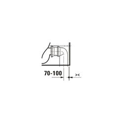 Duravit Qatego Stand WC für Kombination 660x390x400mm, Weiß Hochglanz, 4,5/3l, Tief... DURAVIT-2021090000 4067116305180 (Abb. 1)