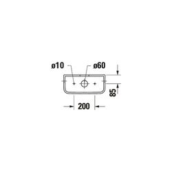 Duravit Qatego Spülkasten aus Keramik 180x400x355mm, Weiß, HygieneGlaze, 4,5/3l, Du... DURAVIT-0947002085 4067116069655 (Abb. 1)