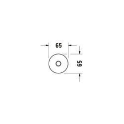 Duravit Brausearm Länge 300mm Deckemontage Rosette rund, Bronze gebürstet... DURAVIT-UV0670026004 4067116114096 (Abb. 1)