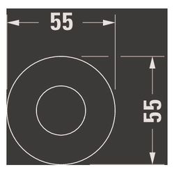 Duravit Brausehalter Konisch, 55x102mm, Messing, rund, Mattschwarz... DURAVIT-UV0620007046 4067116161342 (Abb. 1)