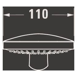 Duravit Handbrause, Mattschwarz, MinusFlow, d. 110mm, Strahlart Rain, Durchflussm... DURAVIT-UV0652013046 4067116161281 (Abb. 1)