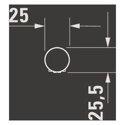 Duravit Stabbrause, MinusFlow, rund, Rain, Mattschwarz, Durchflussmenge 3 bar 9l/... DURAVIT-UV0642001046 4067116113860 (Abb. 1)