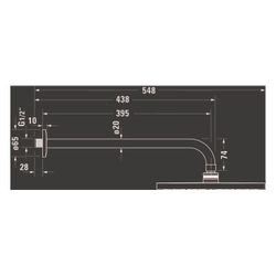 Duravit Kopfbrausenset Minus Flow, Chrom Hochglanz, Messing/Kunststoff, 9l/min, d... DURAVIT-UV0752001010 4067116161601 (Abb. 1)