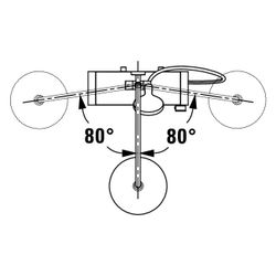 Duravit Shower Systems Duschsystem Chrom, Thermostat, Kopfbrause 230mm, 10,5l/min... DURAVIT-TH4380008005 4067116161304 (Abb. 1)