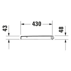 Duravit Bathroom Foster WC-Sitz Weiß HG 366x53x444mm mit Absenkauto. Sitzgarnitur a... DURAVIT-0062790000 4021534856563 (Abb. 1)