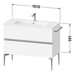 Duravit Sivida Waschtischunterbau bodenstehend 477x1010x591mm, Blassgrün Matt,... DURAVIT-SV4645010HH0000 4067116391992 (Abb. 1)