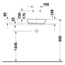 Duravit Sivida Aufsatzbecken 400mm, Blassgrün Matt/Weiß Seidenmatt, DuroCast Plus, ... DURAVIT-266000FG00 4067116415988 (Abb. 1)