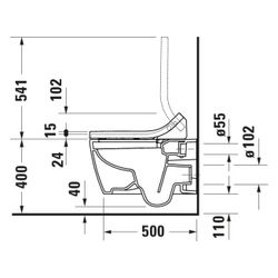 Duravit SensoWash Dusch-WC-Sitz Classic 520x365x548mm, ME by Starck, Starck 2/... DURAVIT-613000012004300 4063382219497 (Abb. 1)