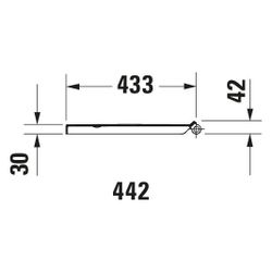 Duravit No.1 WC-Sitz D-shaped Weiß Hochglanz, 373x43x430mm, ohne Absenkautomatik, ü... DURAVIT-0020710000 4053424326764 (Abb. 1)
