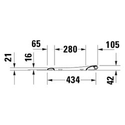 Duravit Univavo WC-Sitz D-shaped Weiß, 373x49x457mm, mit Absenkautomatik, Sitzgarni... DURAVIT-0024490000 4067116360806 (Abb. 1)