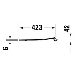 Duravit Univavo WC-Sitz eckig Weiß, 360x48x434mm, mit Absenkautomatik, Sitzgarnitur... DURAVIT-0024290000 4067116360783 (Abb. 1)