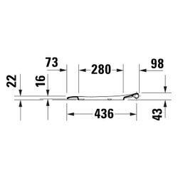Duravit Univavo WC-Sitz oval Weiß, 368x51x452mm, mit Absenkautomatik, Sitzgarnitur ... DURAVIT-0023690000 4067116345223 (Abb. 1)