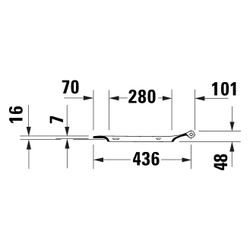 Duravit Univavo WC-Sitz D-shaped Weiß, 368x47x451mm, mit Absenkautomatik, Sitzgarni... DURAVIT-0023390000 4067116345087 (Abb. 1)