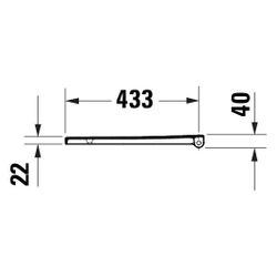 Duravit Univavo WC-Sitz oval Weiß, 370x48x451mm, mit Absenkautomatik, Sitzgarnitur ... DURAVIT-0023190000 4067116345056 (Abb. 1)