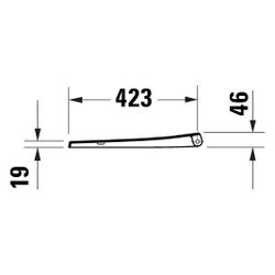 Duravit Univavo WC-Sitz D-shaped Weiß, 367x45x438mm, mit Absenkautomatik, Sitzgarni... DURAVIT-0022990000 4067116345049 (Abb. 1)