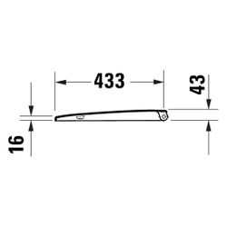 Duravit Univavo WC-Sitz eckig Weiß, 350x45x448mm, mit Absenkautomatik, Sitzgarnitur... DURAVIT-0022890000 4067116345025 (Abb. 1)