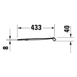 Duravit Univavo WC-Sitz oval Weiß, 373x50x448mm, mit Absenkautomatik, Sitzgarnitur ... DURAVIT-0022790000 4067116344905 (Abb. 1)