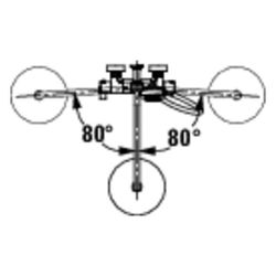 Duravit B.2 Duschsystem, Chrom, Thermostat, Hand- und Kopfbrause 250mm, 11l/min, ... DURAVIT-B24280008010 4053424865805 (Abb. 1)