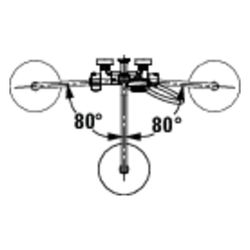 Duravit B.1 Duschsystem, Chrom, Thermostat, Hand- und Kopfbrause 250mm, 11l/min, ... DURAVIT-B14280008010 4053424865799 (Abb. 1)