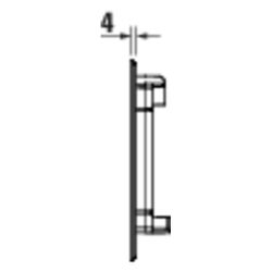 Duravit DuraSystem Betätigungsplatte mechanisch Edelstahl für WC A1, Bronze gebür... DURAVIT-WD5012044000 4067116462470 (Abb. 1)