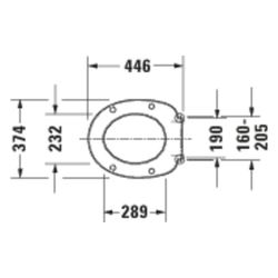 Duravit WC-Sitz, Bahamabeige Hochglanz 376x43x446mm, ohne Absenkautomatik, Edelstah... DURAVIT-0064204100 4021534006074 (Abb. 1)