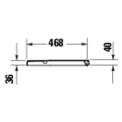 Duravit D-Code WC-Sitz Weiß Hochglanz, 360x40x483mm, mit Absenkautomatik, Sitzgarni... DURAVIT-0028590000 4067116416893 (Abb. 1)