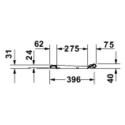 Duravit D-Code WC-Sitz Weiß Hochglanz, 360x40x420mm, mit Absenkautomatik, Sitzgarni... DURAVIT-0028390000 4067116467260 (Abb. 1)