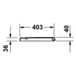 Duravit D-Code WC-Sitz Weiß Hochglanz, 360x40x420mm, mit Absenkautomatik, Sitzgarni... DURAVIT-0028390000 4067116467260 (Abb. 1)