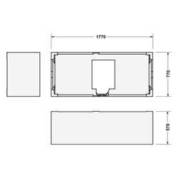 Duravit Qatego Wannenträger 570x770x1770mm... DURAVIT-792455000000000 4067116303766 (Abb. 1)