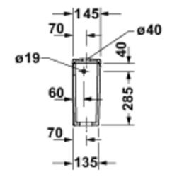 Duravit D-Code Spülkasten aus Keramik 145x390x360mm Weiß 6/3l Dual Flush Wasserans... DURAVIT-09530000052 4067116470925 (Abb. 1)
