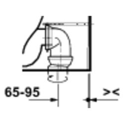 Duravit Starck 3 Stand WC 570x370x400mm Weiß Hochglanz 45/3l Tiefspüler rimless waa... DURAVIT-2068090000 4067116415858 (Abb. 1)