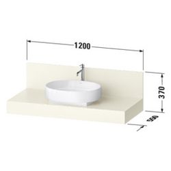 Duravit Balcoon Konsole 550x1200x370mm Sandbeige Matt ohne Konsolenträger 1 Au... DURAVIT-BA90580IEIE0000 4067116474022 (Abb. 1)