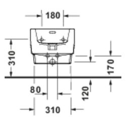 Duravit Balcoon Wandbidet 540x370x290mm Weiß Hochglanz DuraShield 1 HL HLB Überlauf... DURAVIT-272615AA00 4067116441673 (Abb. 1)