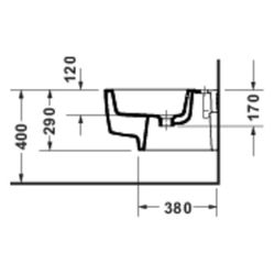 Duravit Balcoon Wandbidet 540x370x290mm Weiß Hochglanz DuraShield 1 HL HLB Überlauf... DURAVIT-272615AA00 4067116441673 (Abb. 1)